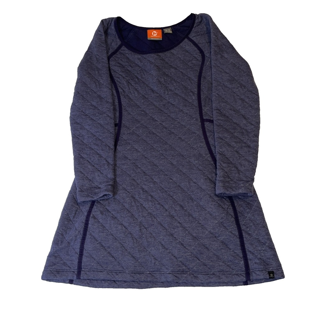 Merrell Quilted Mini Dress Medium Select Warm Outdoor Hiking Puffer Shift Tunic